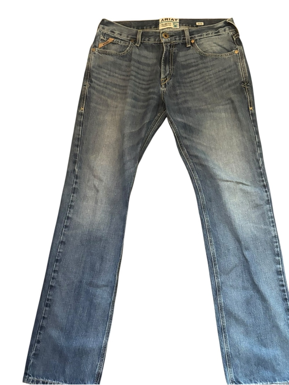 Ariat Men’s M7 Jeans Sz 34X36 Slim Fit Straight Leg Denim